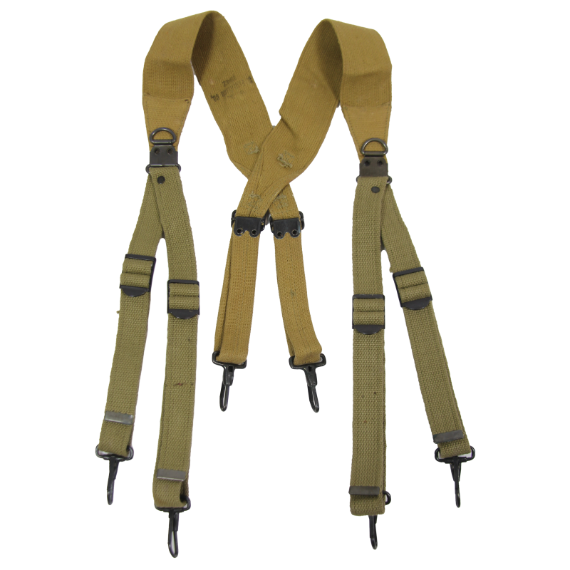 Suspenders, Belt, M-1936, S. FROEHLICH CO. 1942, Two-Tone Suspenders, Belt, M-1936, S. FROEHLICH CO. 1942, Two-Tone