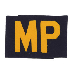 Brassard Military Police (MP), US Army, lettres jaunes, état neuf