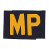 Brassard Military Police (MP), US Army, lettres jaunes, état neuf