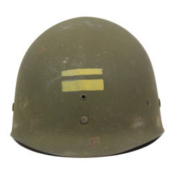 Casque M1, pattes fixes, liner FIRESTONE, US Navy, Lieutenant (J.G.)
