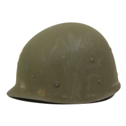 Casque M1, pattes fixes, liner FIRESTONE, US Navy, Lieutenant (J.G.)