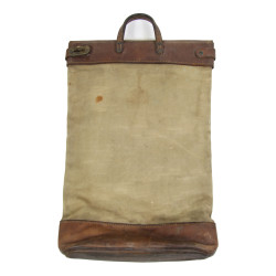 Bag, Mail, Canvas and Leather, US Army, J.Q.M.D. 1943
