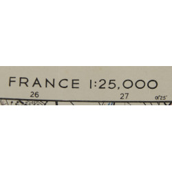 Carte alliée, CARENTAN, Edition of June 1943, Sheet No. 31/18 S.E.