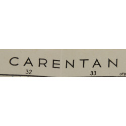 Carte alliée, CARENTAN, Edition of June 1943, Sheet No. 31/18 S.E.