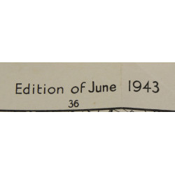 Carte alliée, CARENTAN, Edition of June 1943, Sheet No. 31/18 S.E.