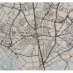 Carte alliée, CARENTAN, Edition of June 1943, Sheet No. 31/18 S.E.
