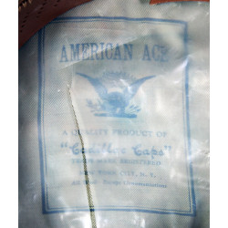 Cap, Service, Tropical Worsted, Khaki, Officer's, US Army, AMERICAN ACE, Captain