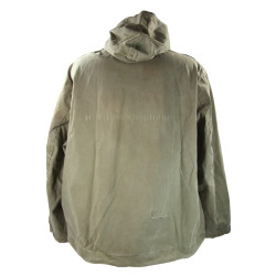 Parka de pluie US Navy, à crochets, Large, S1c Kenneth Adams, US Coast Guard