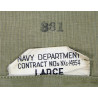 Parka, Wet Weather, Buckle Type, US Navy, Large, S1c Kenneth Adams, US Coast Guard
