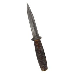 Couteau de combat, avec fourreau en cuir, 82nd Airborne Division