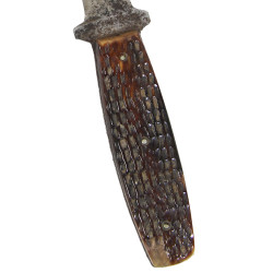 Knife, Fighting, Private Purchase, with Leather Scabbard, Theater-Made, 82nd Airborne Division