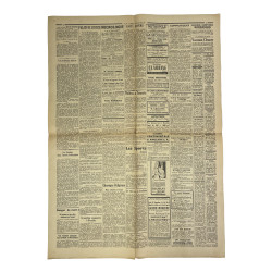 Journal belge, La Libre Belgique, 16 septembre 1944