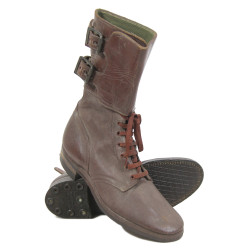 Boots, Service, Combat (Buckle Boots), WAC & Nurse, Size 6 B, 1944