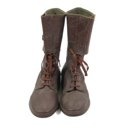 Boots, Service, Combat (Buckle Boots), WAC & Nurse, Size 6 B, 1944