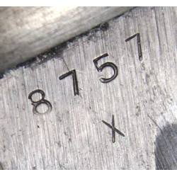 Baïonnette Mauser 98k, complète avec fourreau au même numéro et porte-baïonnette en cuir