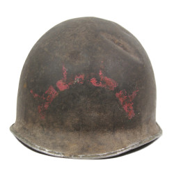 Casque M1, pattes fixes, liner FIRESTONE, Transportation Corps, Normandie