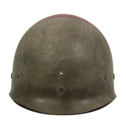 Casque M1, pattes fixes, liner FIRESTONE, Transportation Corps, Normandie