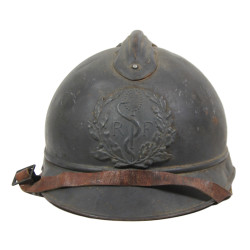 Helmet, Adrian, M1915, Service de santé des armées, Complete