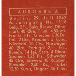 Magazine, Die Wehrmacht, 29 juillet 1942