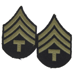 Grades en tissu de Technician 4th Grade, T/4 Sergeant