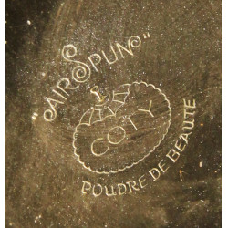 Poudrier en laiton, personnel féminin, US Army, COTY, complet