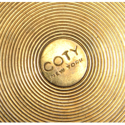 Poudrier en laiton, personnel féminin, US Army, COTY, complet