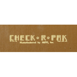 Pocket Game, CHECK*R*PAK, US Army, Complete