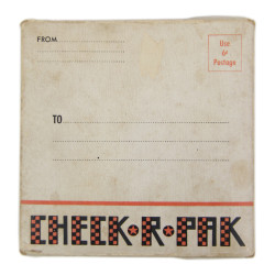 Jeu de dames, CHECK*R*PAK, US Army, complet