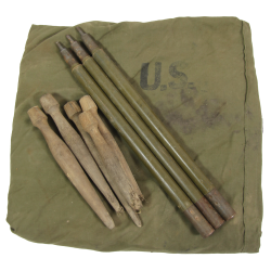 Tent, Shelter, Half, 2nd Type, US Army, FRASER PRODUCTS COMPANY 1944