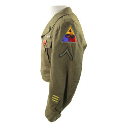 Grouping, Pfc. Irving Frank, Medic, 78th & 46th Med. Bns., 8th & 4th Armored Divisions, ETO