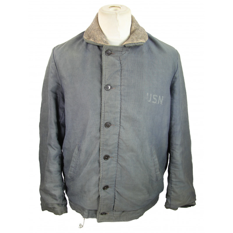 Jacket, Deck, US Navy, Blue, Named