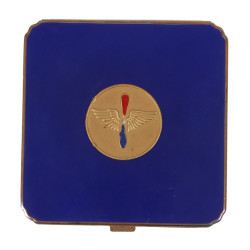 Compact, Powder, Brass, USAAF