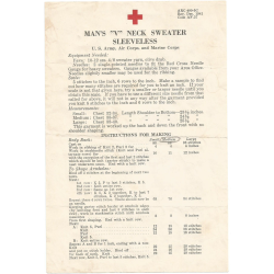 Mittens, Insert, Wool, OD, ARC, American Red Cross