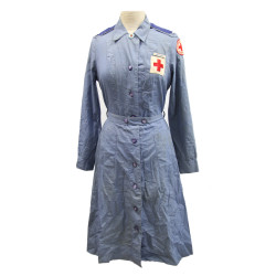 Dress, American Red Cross Volunteer, Canteen Corps, Size 14, Named