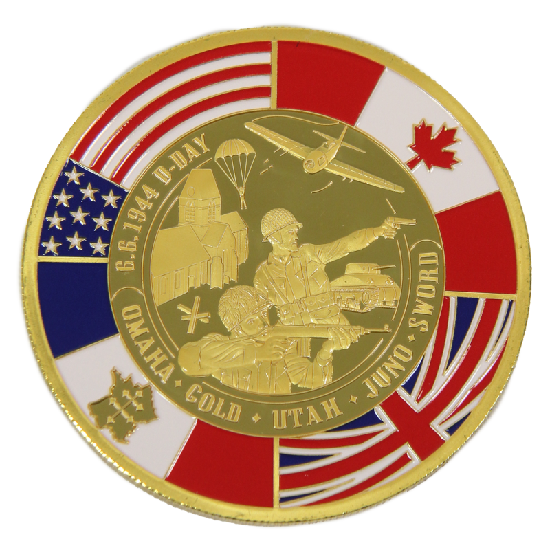Coin, Comemorative, D-Day Experience, 70mm