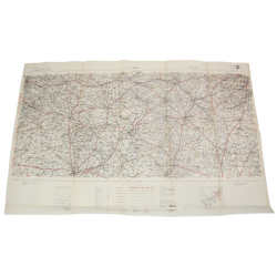 Map, Le Mans, 1942, 2e DB