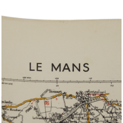 Map, Le Mans, 1942, 2e DB