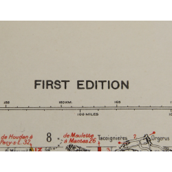 Map, Le Mans, 1942, 2e DB