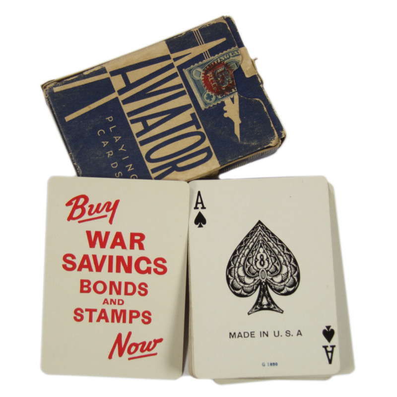 Jeu de cartes, AVIATOR, The United States Playing Cards Co., Buy War Saving Bonds