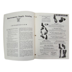Catalogue d'époque, Quartermaster Supply Catalog, Section I, Enlisted Men's Clothing and Equipment, août 1943
