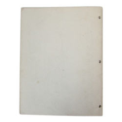 Catalogue d'époque, Quartermaster Supply Catalog, Section I, Enlisted Men's Clothing and Equipment, août 1943