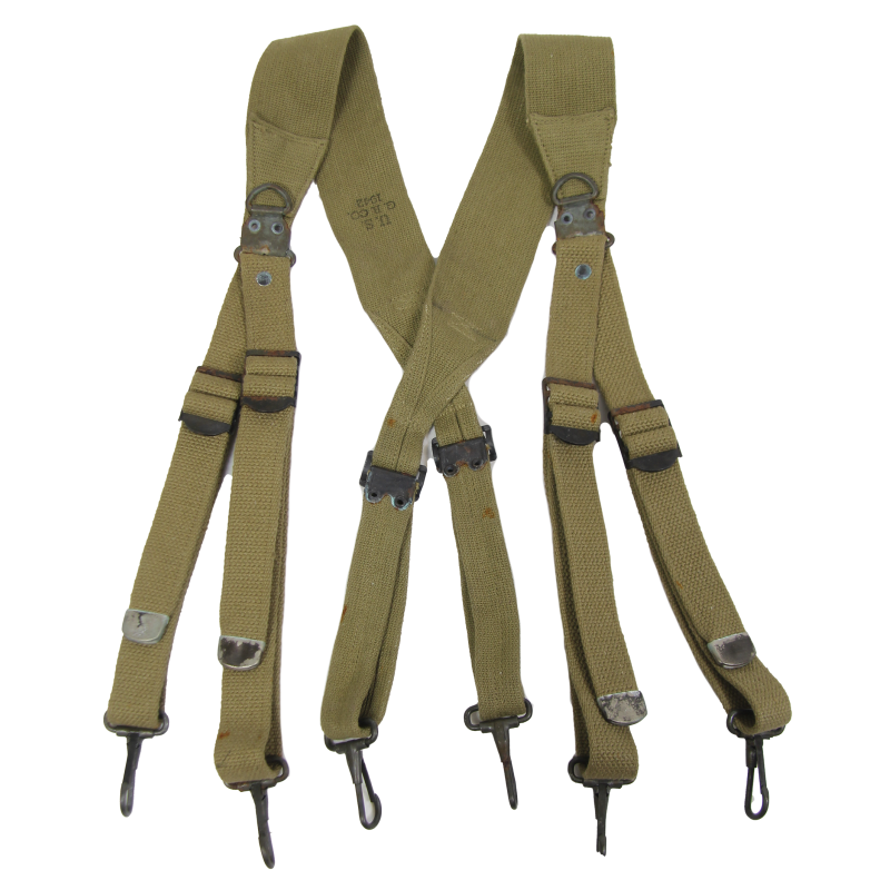 Suspenders, M-1936, G.B. CO. 1942 Suspenders, M-1936, G.B. CO. 1942