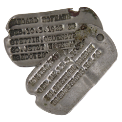Dog Tags, German prisoners of war