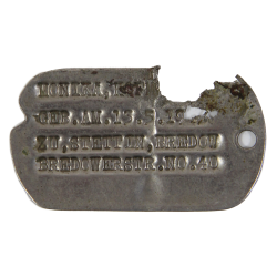 Plaques d'identité, Dog Tags, Prisonniers allemands