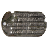 Plaques d'identité, Dog Tags, Prisonniers allemands
