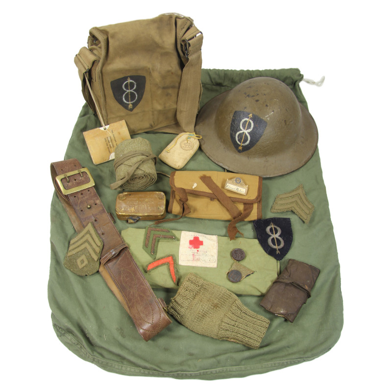 Grouping, Sgt. Edward Malone, Co. D, 319th Eng. Regt., 8th Infantry Division, AEF Grouping, Sgt. Edward Malone, Co. D, 319th Eng. Regt., 8th Infantry Division, AEF