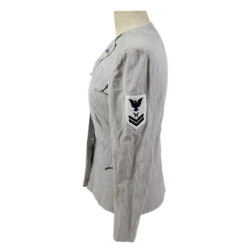 Jacket, Seersucker, US Navy, WAVES, Y2c Grace Walsh