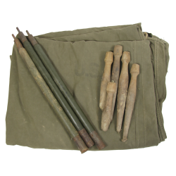 Tent, Shelter, Half, 2nd Type, US Army, FRASER PRODUCTS COMPANY 1944