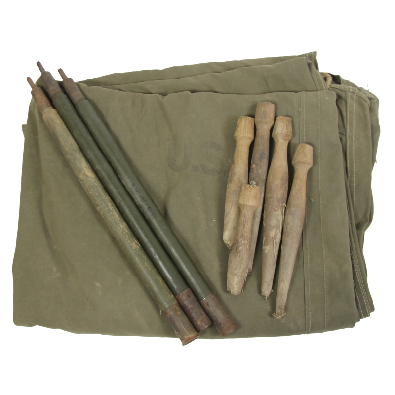 Tent, Shelter, Half, 2nd Type, US Army, FRASER PRODUCTS COMPANY 1944 Tent, Shelter, Half, 2nd Type, US Army, FRASER PRODUCTS COMPANY 1944
