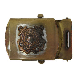 Buckle, Belt, Trousers, US Coast Guard, Solid Brass
